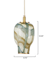 Jamie Young Helen Glass 1-Light Pendant, Large