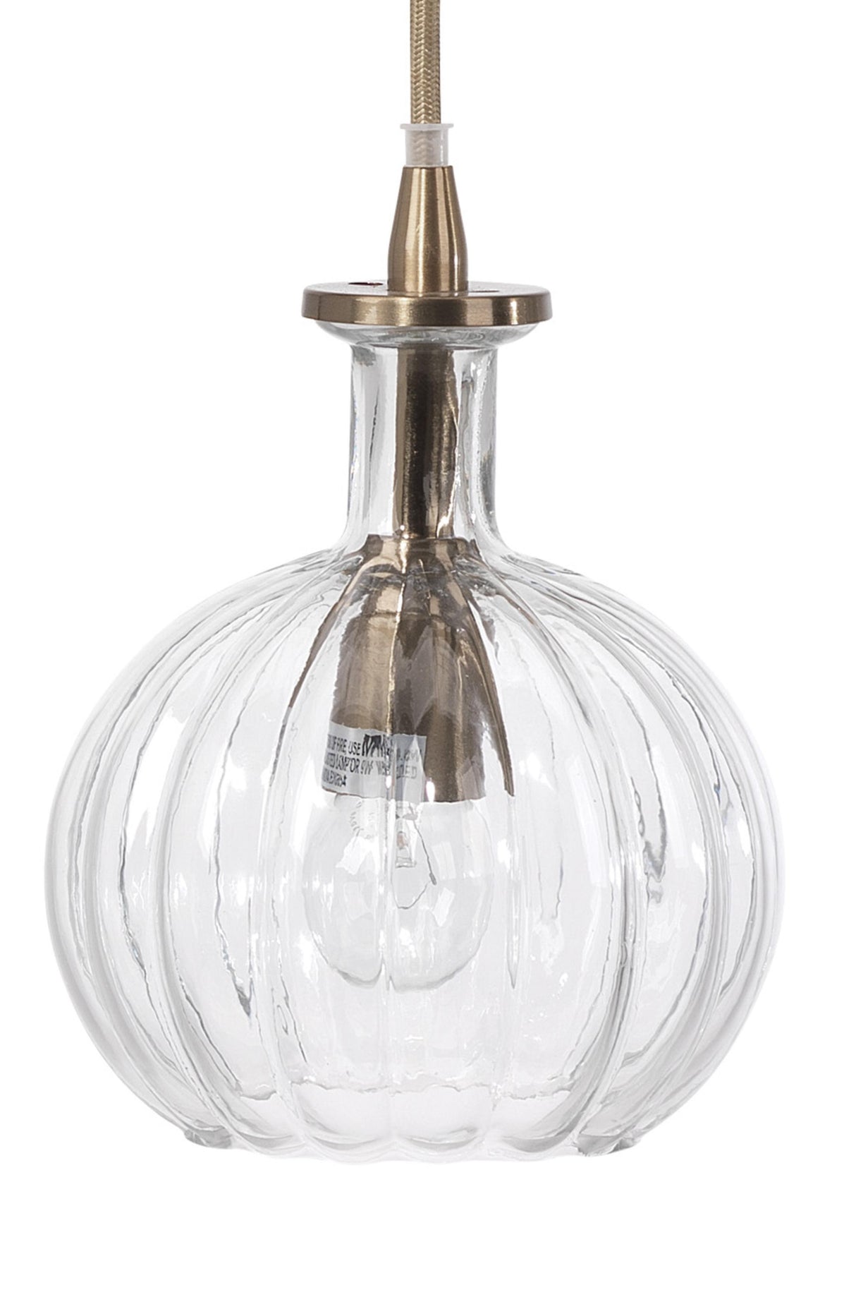 Jamie Young Sophia Carafe 1-Light Glass Pendant