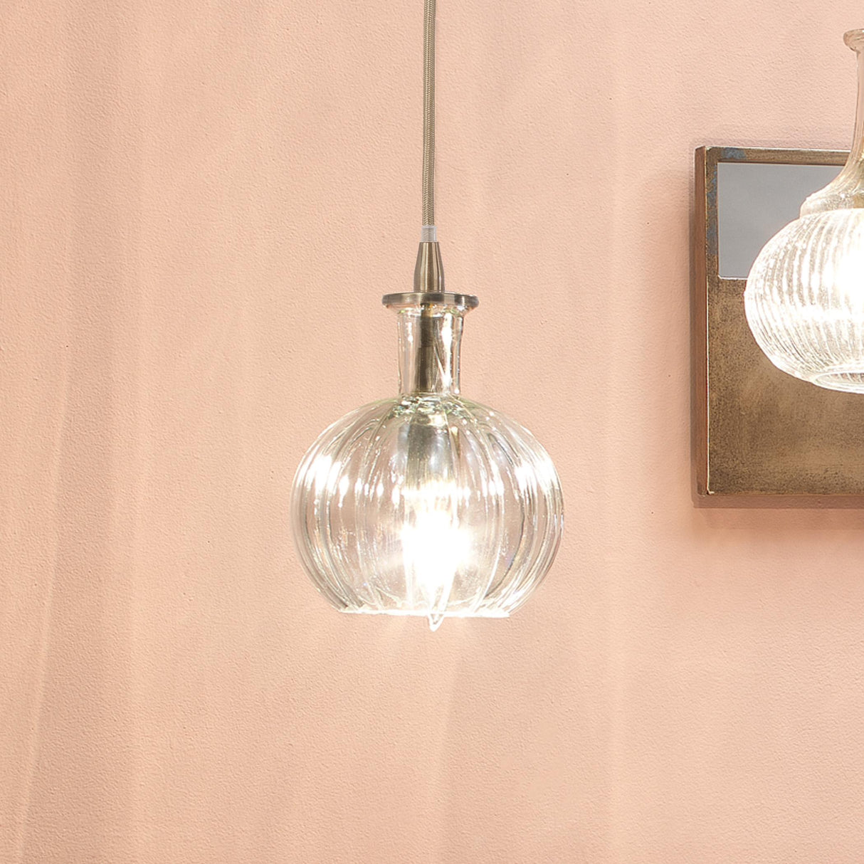 Jamie Young Sophia Carafe 1-Light Glass Pendant