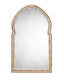 Jamie Young Bardot 40" Bone & Wood Arch Wall Mirror