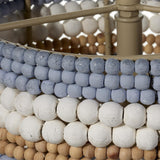 Jamie Young Strand Wood Beaded 1-Light Pendant