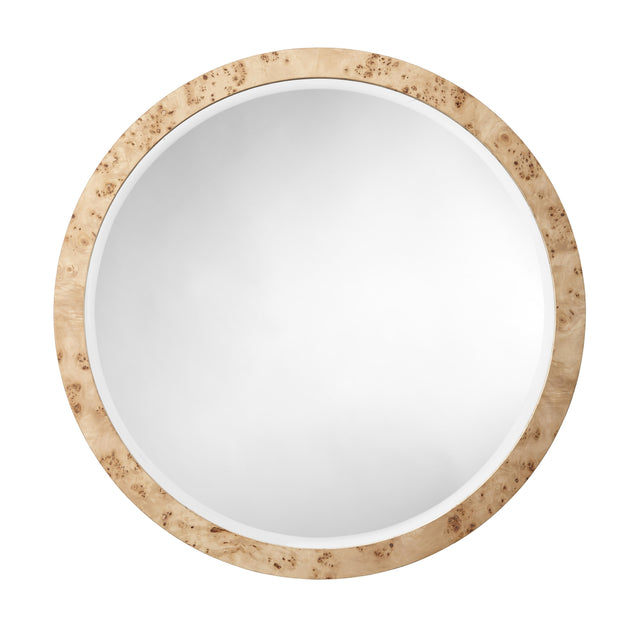 Jamie Young Chandler Round Wall Mirror, Natural