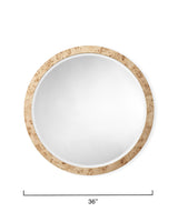 Jamie Young Chandler Round Wall Mirror, Natural