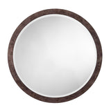 Jamie Young Chandler Round Wall Mirror, Charcoal