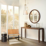 Jamie Young Chandler Round Wall Mirror, Charcoal