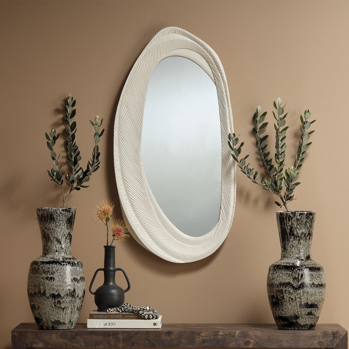 Jamie Young Denali Resin Wall Mirror