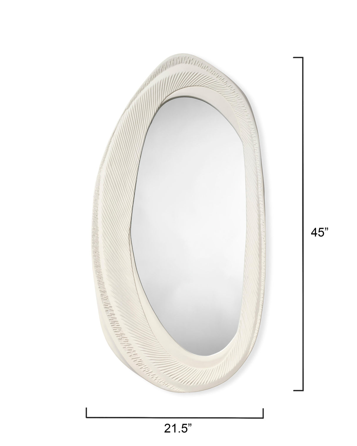 Jamie Young Denali Resin Wall Mirror