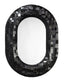 Jamie Young Enigma Iron Oval Wall Mirror
