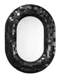 Jamie Young Enigma Iron Oval Wall Mirror