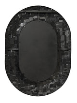 Jamie Young Enigma Iron Oval Wall Mirror
