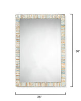 Jamie Young Heron Mother of Pearl Rectangle Wall Mirror