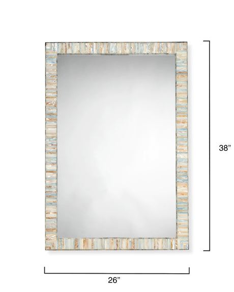 Jamie Young Heron Mother of Pearl Rectangle Wall Mirror