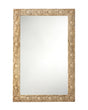 Jamie Young Relief Wood Carved Rectangle Wall Mirror