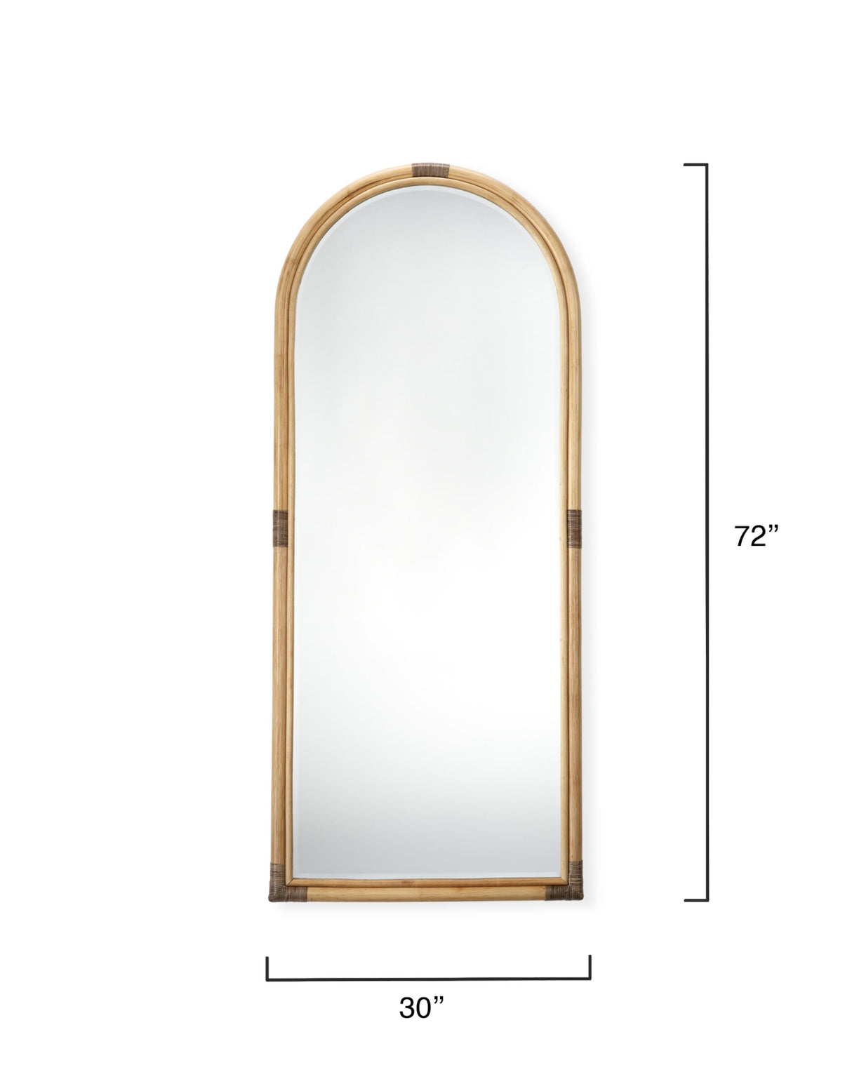 Jamie Young Saltwater Arch Floor Mirror, Natural