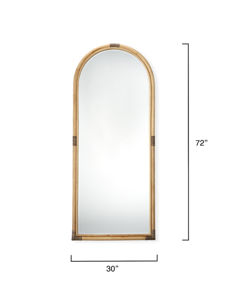 Jamie Young Saltwater Arch Floor Mirror, Natural