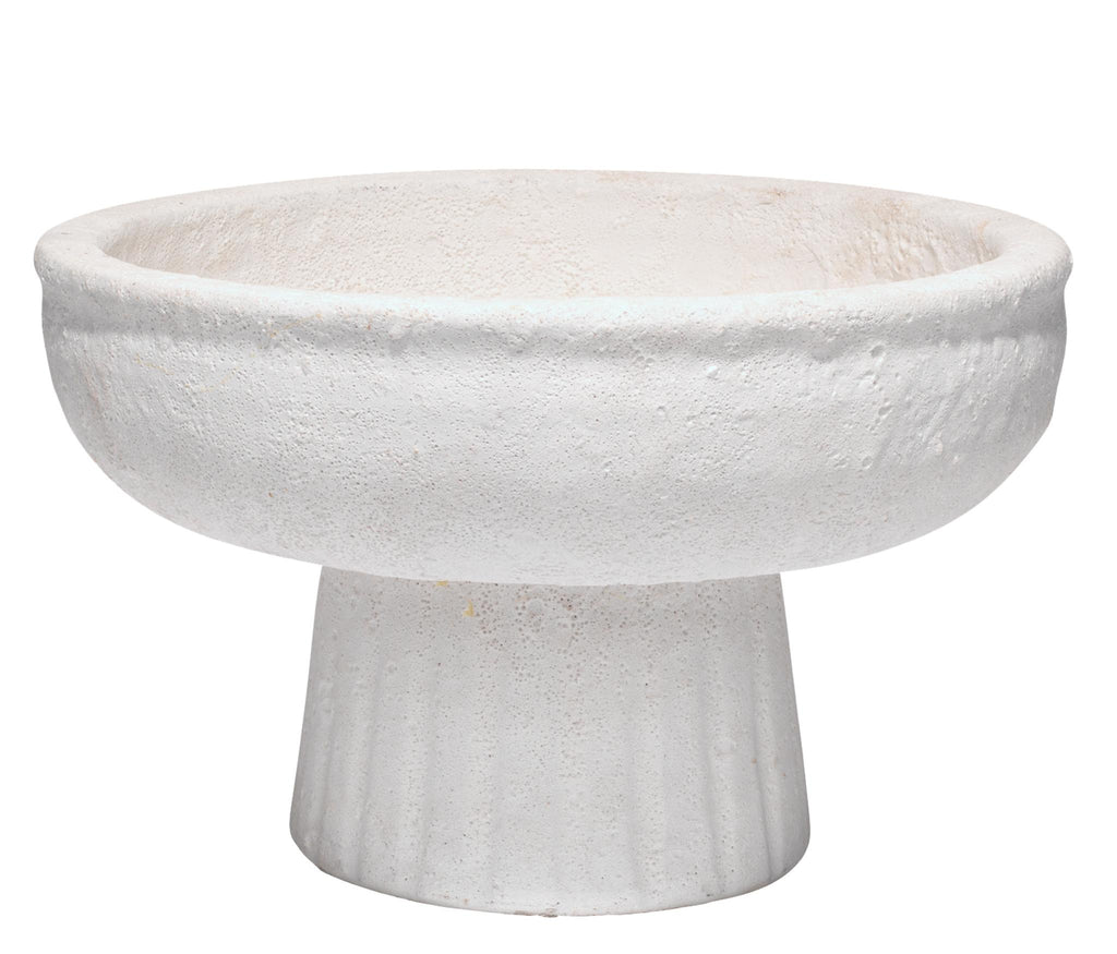 Jamie Young Aegean Ceramic Pedestal Bowl, Small