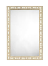 Jamie Young Sama Wood & Bone Inlay Rectangle Wall Mirror