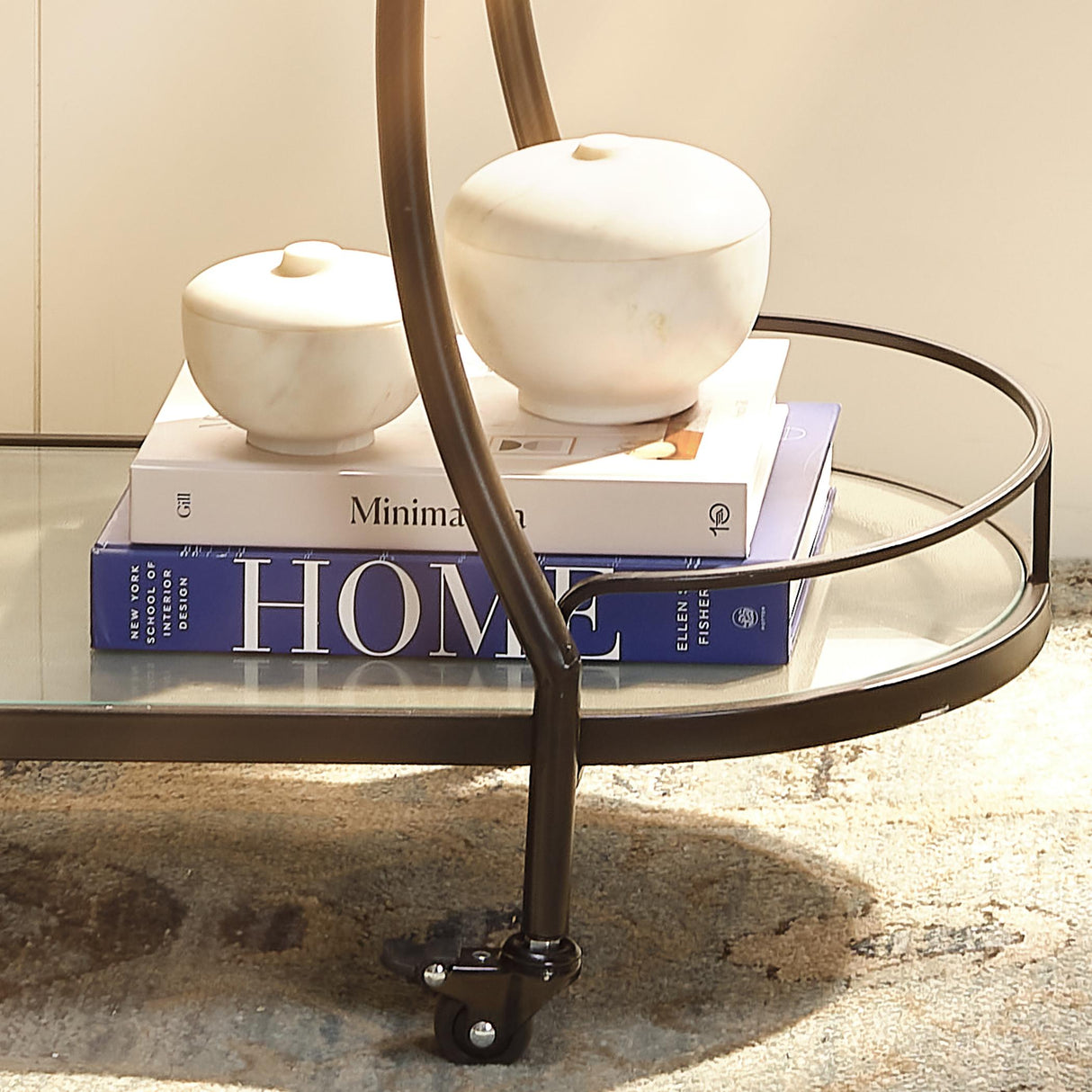 Jamie Young Bennett Marble Medium Storage Bowl w/ Lid