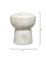 Jamie Young Bennett Marble Small Storage Bowl w/ Lid