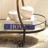 Jamie Young Bennett Marble Small Storage Bowl w/ Lid