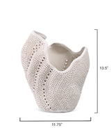 Jamie Young Eclipse Porcelain Decorative Vase, White