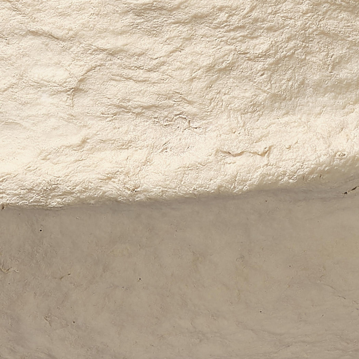 Jamie Young Field Cotton Mache Low Decorative Bowl, Cream