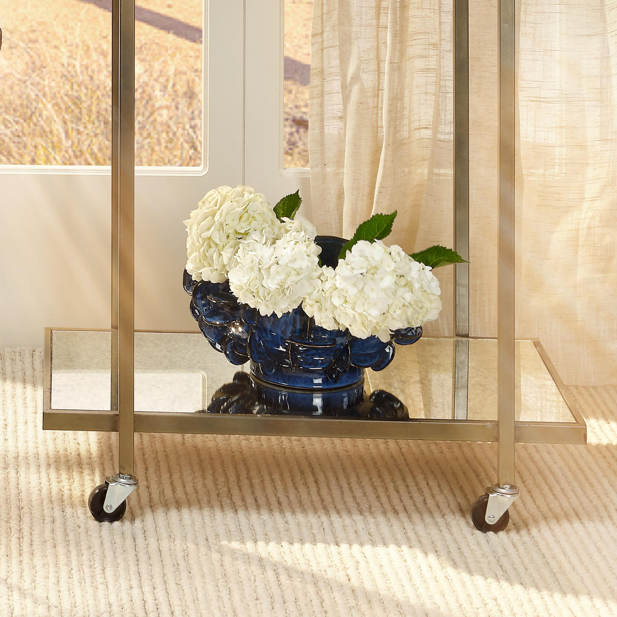 Jamie Young Helios Ceramic Decorative Bowl, Blue