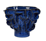 Jamie Young Helios Ceramic Decorative Vase, Blue