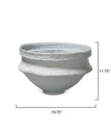 Jamie Young Landscape Cotton Mache Large Decorative Bowl, Blue