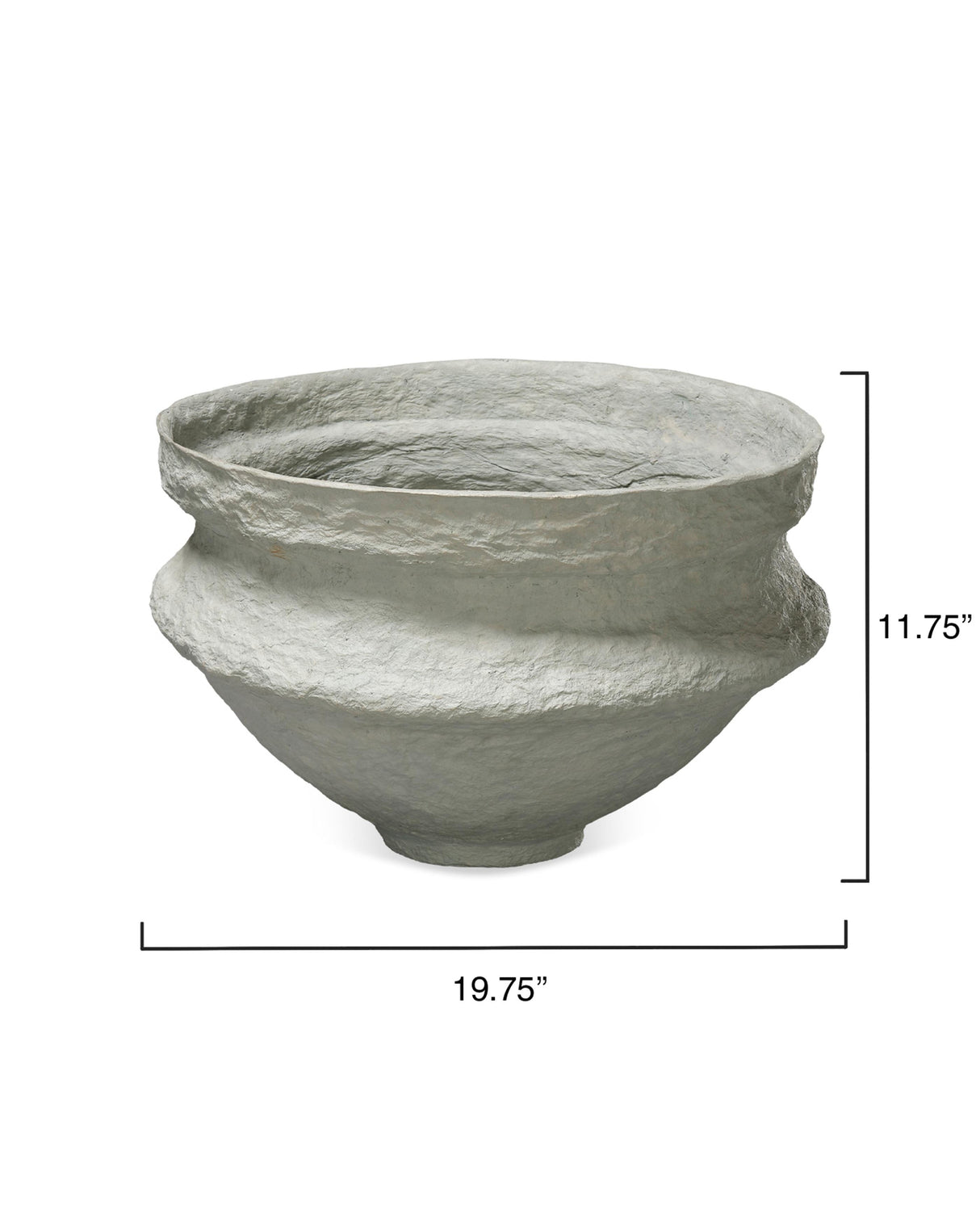 Jamie Young Landscape Cotton Mache Large Decorative Bowl, Green