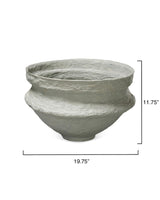 Jamie Young Landscape Cotton Mache Large Decorative Bowl, Green