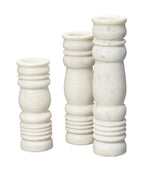 Jamie Young Monument Marble Candlesticks (set of 3)