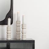 Jamie Young Monument Marble Candlesticks (set of 3)