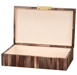 Jamie Young Palm Marquetry Decorative Box