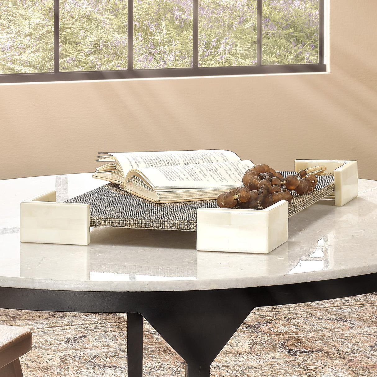 Jamie Young Paradise Bone Decorative Tray