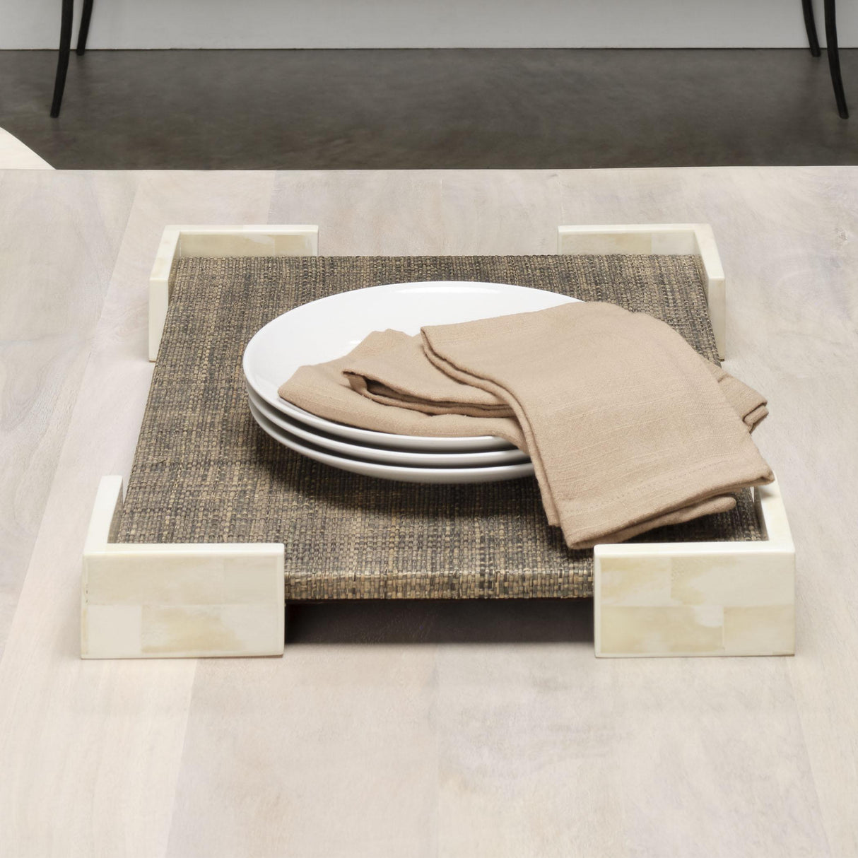 Jamie Young Paradise Bone Decorative Tray