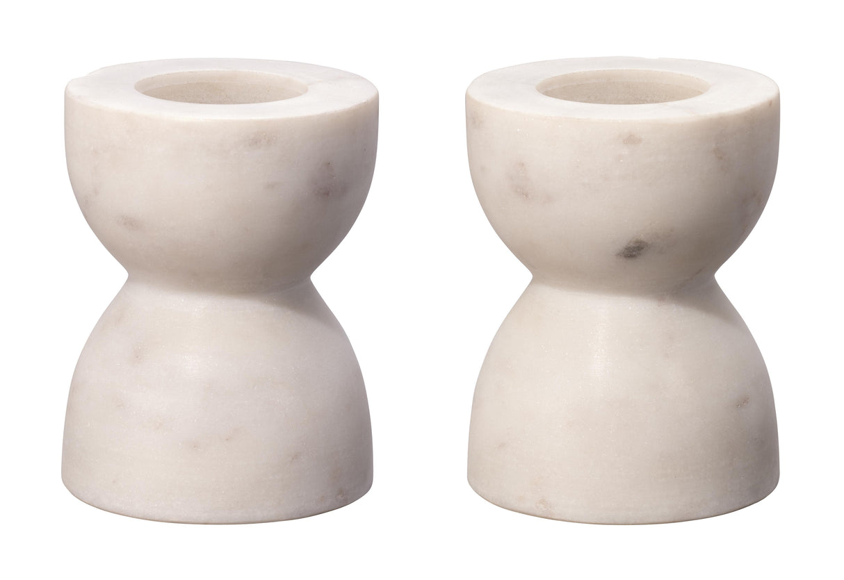 Jamie Young Petit Marble Candlesticks (set of 2)