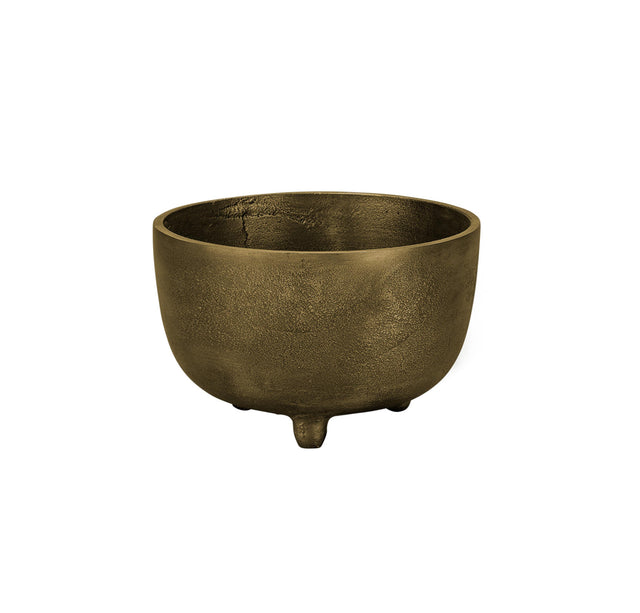 Jamie Young Relic Metal Small Footed Decorative Bowl