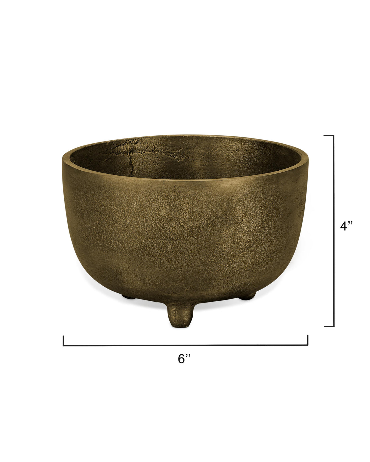 Jamie Young Relic Metal Small Footed Decorative Bowl