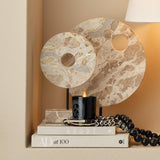 Jamie Young Soleil Marble Decorative Stand