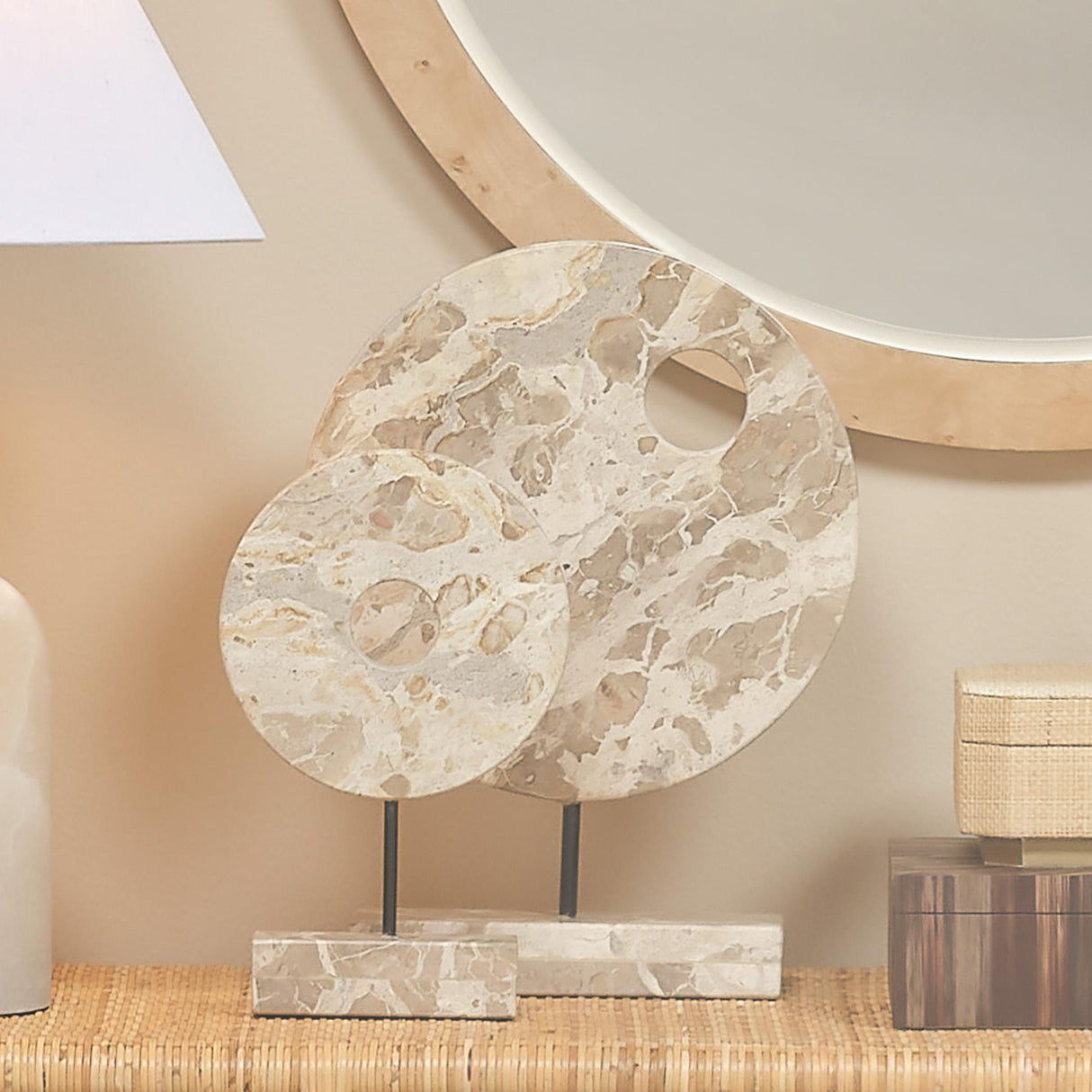 Jamie Young Satellite Marble Decorative Stand