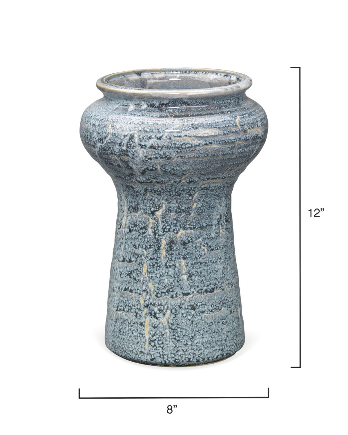 Jamie Young Snorkel Ceramic Decorative Set of 2 Vases