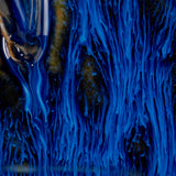 Jamie Young Helios Ceramic Table Lamp with Linen Shade, Blue