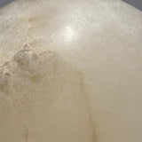 Jamie Young Holt Alabaster Table Lamp with Linen Shade