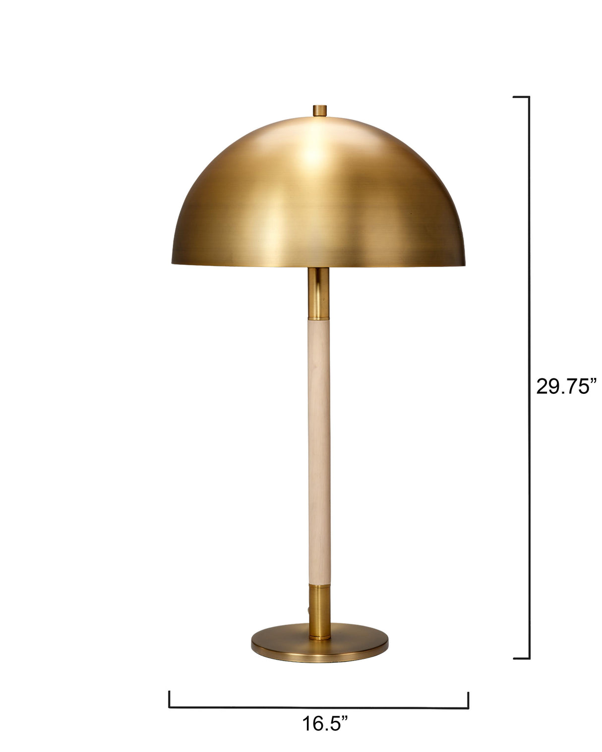 Jamie Young Merlin Wood and Metal Table Lamp