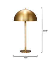 Jamie Young Merlin Wood and Metal Table Lamp