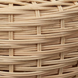 Jamie Young Portobello Rattan Table Lamp with Linen Shade