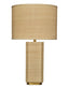 Jamie Young Utopia Raffia Table Lamp with Raffia Shade