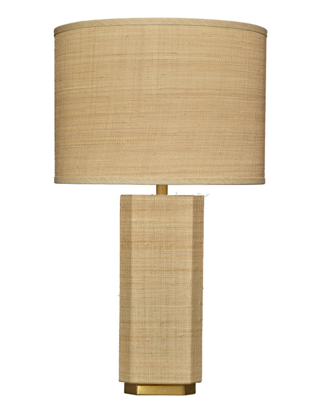 Jamie Young Utopia Raffia Table Lamp with Raffia Shade