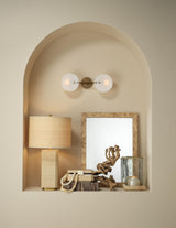 Jamie Young Utopia Raffia Table Lamp with Raffia Shade